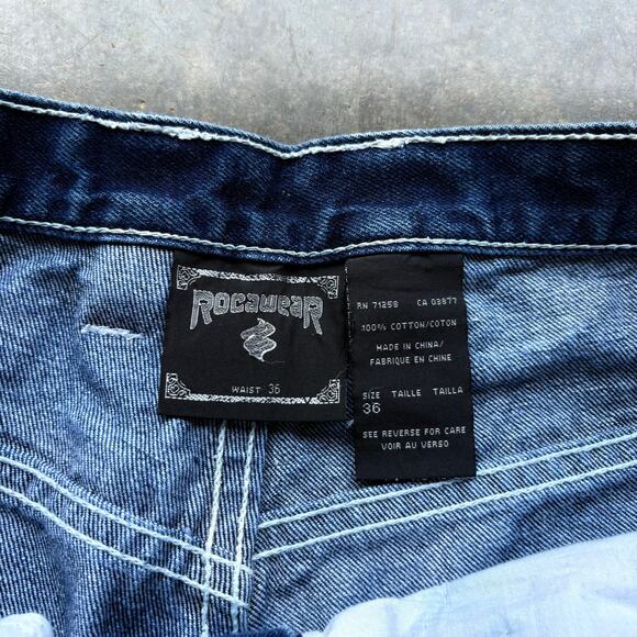 Vintage Baggy y2k Rocawear Southpole style jorts - Picture 5 of 5